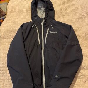 Patagonia Nano Black Hooded Ski Jacket